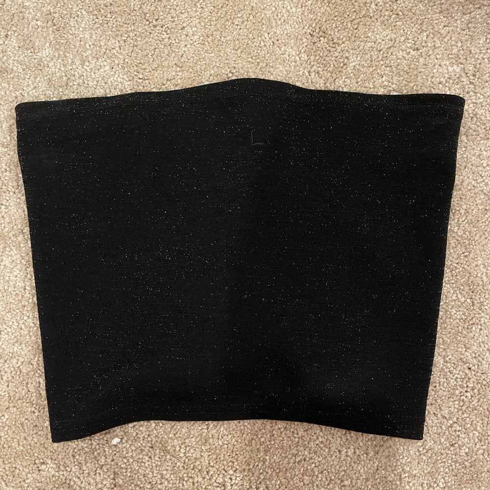 shein glittery tube top